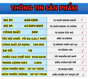 Máy chiết rót tự động AGR-4200
