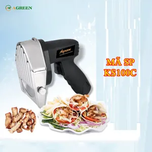 Máy cắt thịt nướng kebab chạy pin AGREEN KS100C
