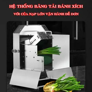 Máy cắt rau củ đa năng AGREEN 300 W cắt lát, cắt khúc chỉnh 1,5–35 mm
