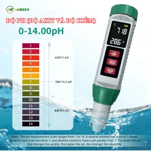Bút đo chất lượng nước 5 trong 1 AGREEN MF-X51 đo pH, TDS, EC, độ mặn và nhiệt độ