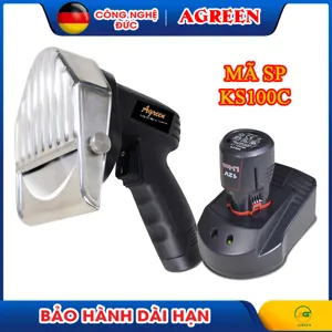 Máy cắt thịt nướng kebab chạy pin AGREEN KS100C