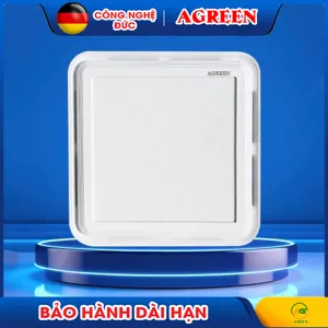 Quạt thông gió âm trần tích hợp đèn LED panel 2 trong 1