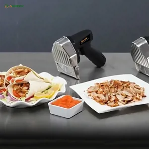 Máy cắt thịt nướng kebab chạy pin AGREEN KS100C