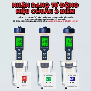 Bút đo chất lượng nước 5 trong 1 9909 đo pH, TDS, EC, độ mặn và nhiệt độ