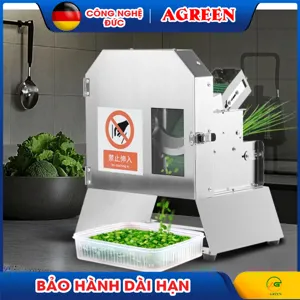 Máy cắt rau củ đa năng AGREEN 300 W cắt lát, cắt khúc chỉnh 1,5–35 mm