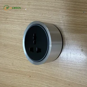 Ổ cắm 3 chấu đa năng cho thanh ray AGREEN GD4 có đèn LED