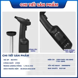 Máy xay cầm tay AGREEN IB270TV