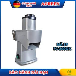 Máy cắt rau củ đa năng AGREEN FC-200QX cắt sợi, lát, hạt lựu