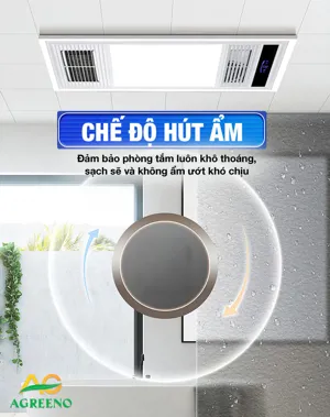 Đèn điều hòa phòng tắm thông minh AGREEN 300-AG-1