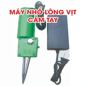 Máy nhổ lông vịt cầm tay AGREENO màu xanh